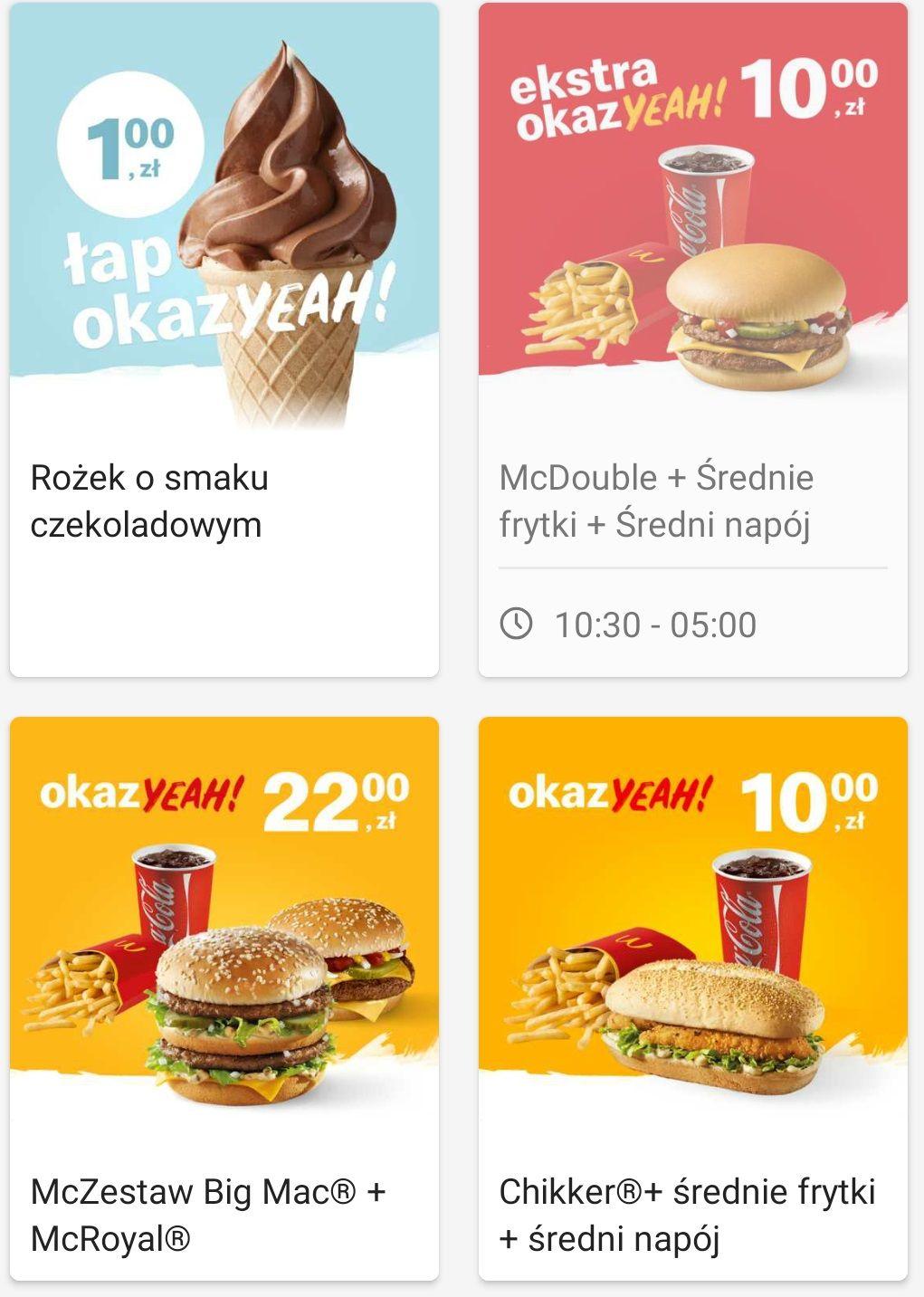Gazetka promocyjna McDonalds str. 1