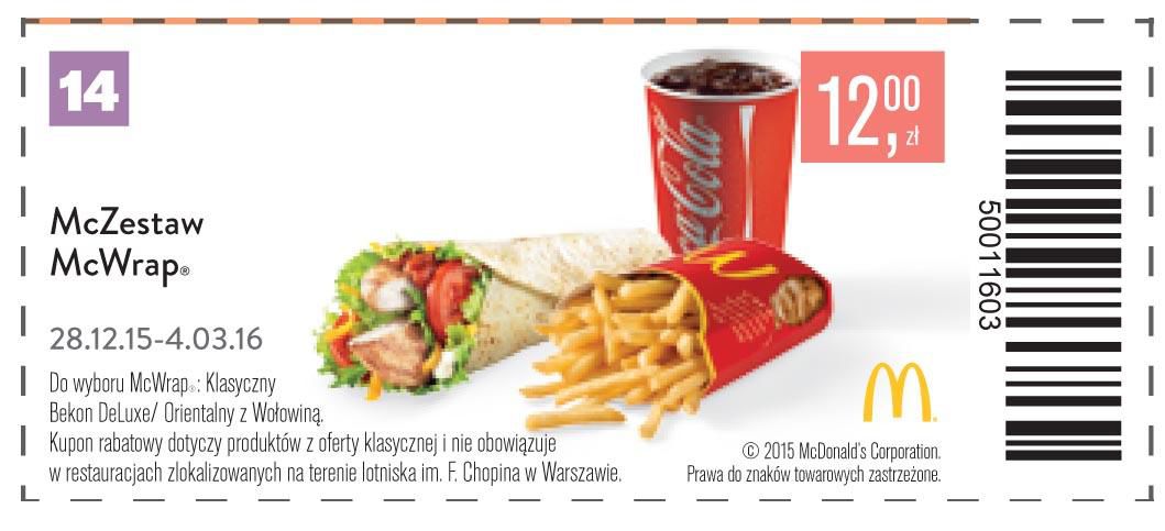 Gazetka promocyjna McDonalds str. 14
