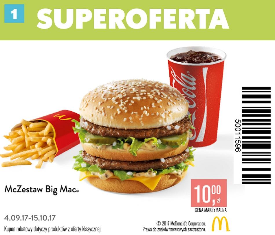 Gazetka promocyjna McDonalds str. 1