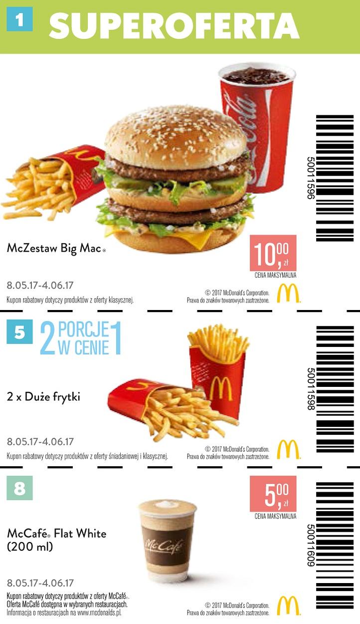Gazetka promocyjna McDonalds str. 1