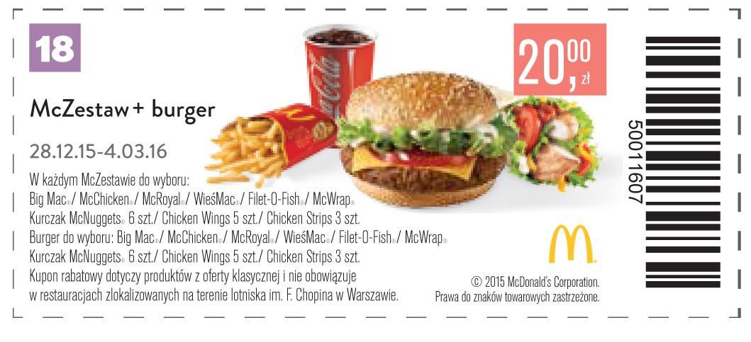 Gazetka promocyjna McDonalds str. 18