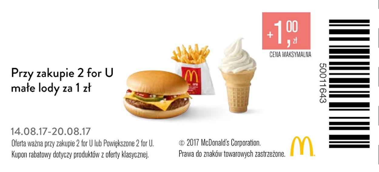 Gazetka promocyjna McDonalds str. 1