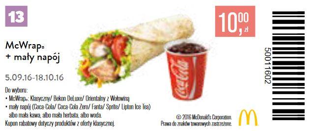 Gazetka promocyjna McDonalds str. 13