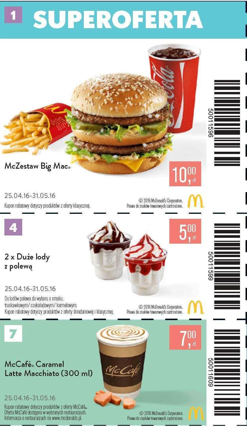 Gazetka promocyjna McDonalds str. 1