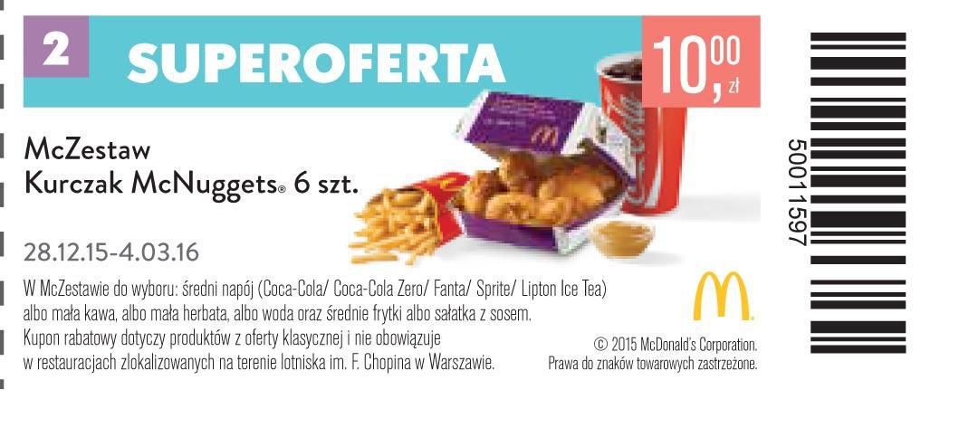 Gazetka promocyjna McDonalds str. 2