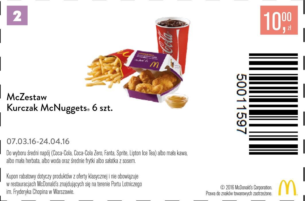 Gazetka promocyjna McDonalds str. 1