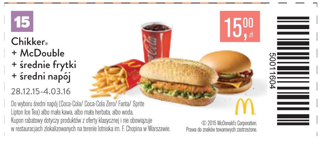 Gazetka promocyjna McDonalds str. 15