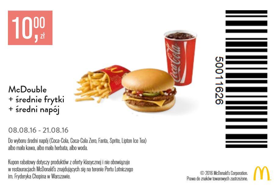Gazetka promocyjna McDonalds str. 1