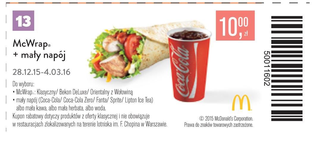 Gazetka promocyjna McDonalds str. 13
