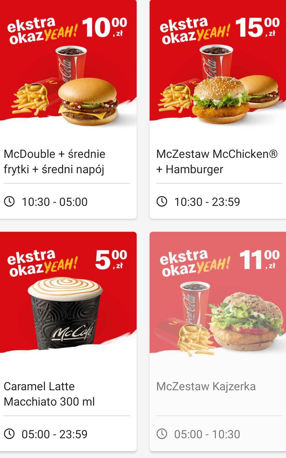 Gazetka promocyjna McDonalds str. 1
