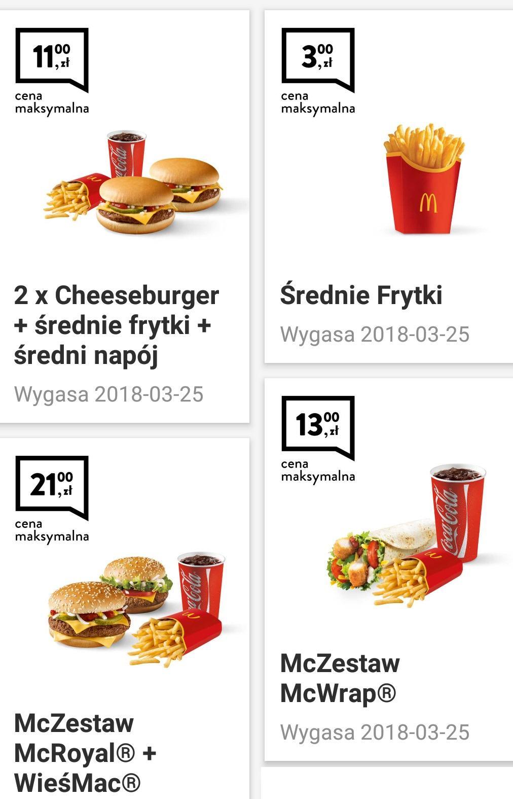 Gazetka promocyjna McDonalds str. 1