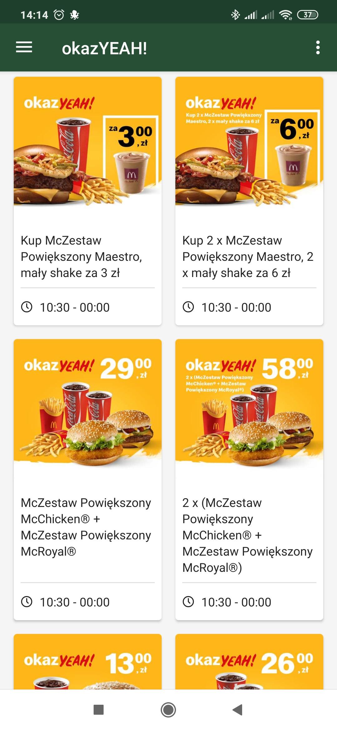 Gazetka promocyjna McDonalds str. 2
