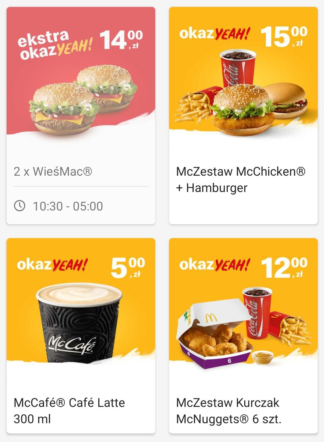 Gazetka promocyjna McDonalds str. 2