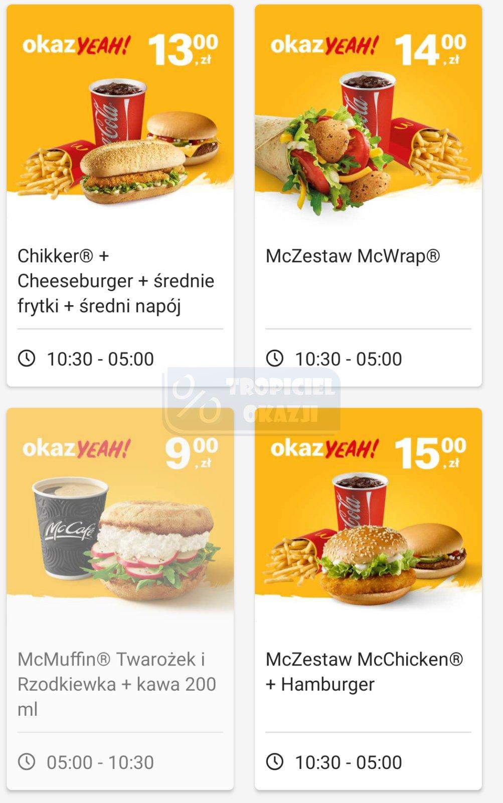 Gazetka promocyjna McDonalds str. 1