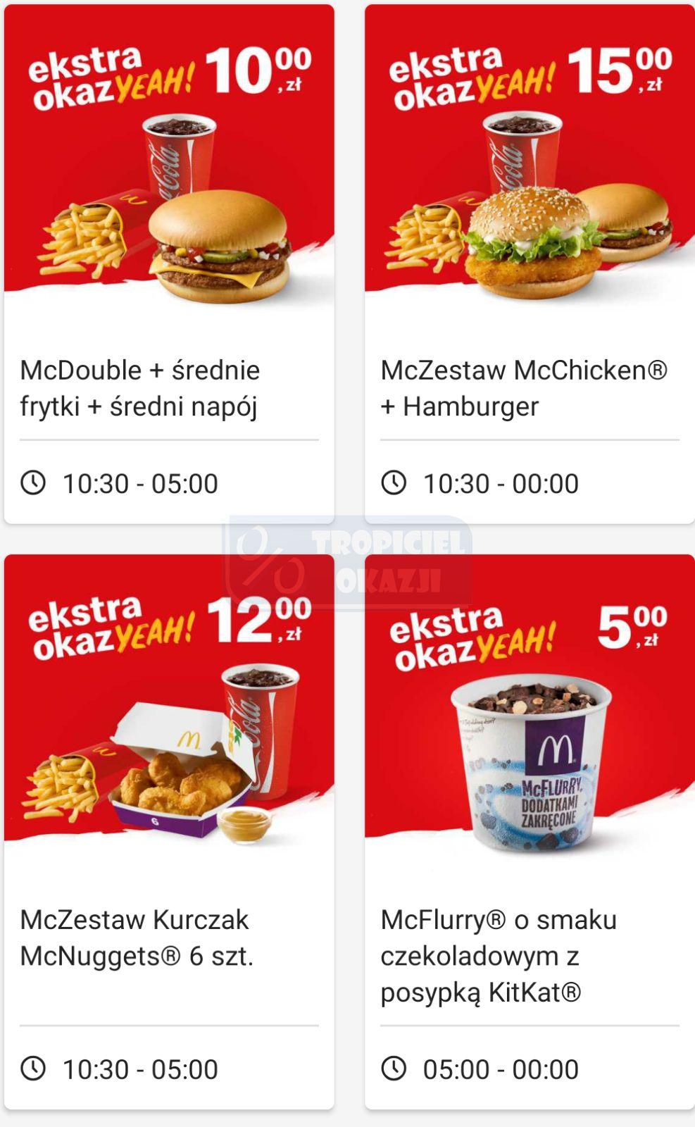 Gazetka promocyjna McDonalds str. 1
