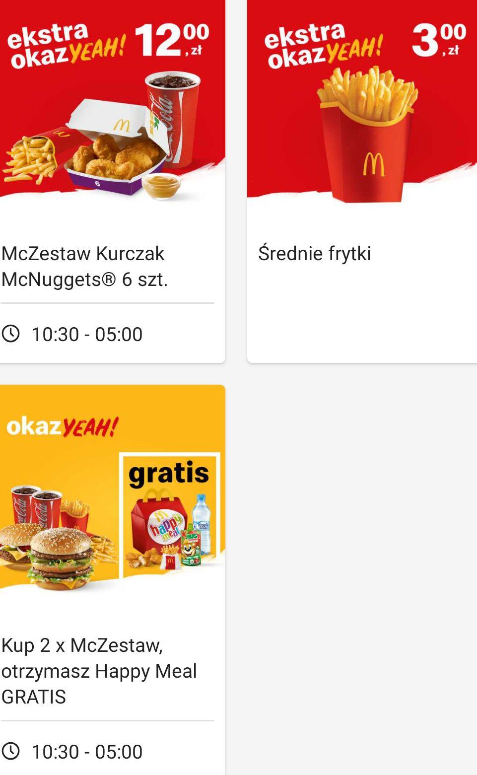 Gazetka promocyjna McDonalds str. 2